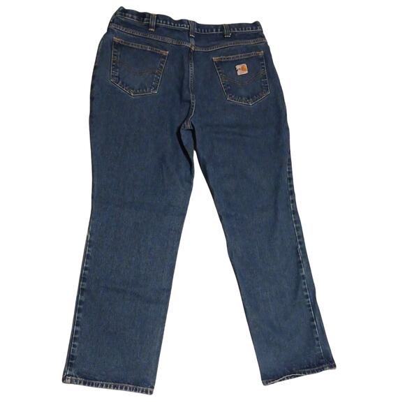 Men's Carhartt FRB13 Flame Resistant Blue Straight Leg Jeans Cat 2 Denim 38x31 - Picture 2 of 11